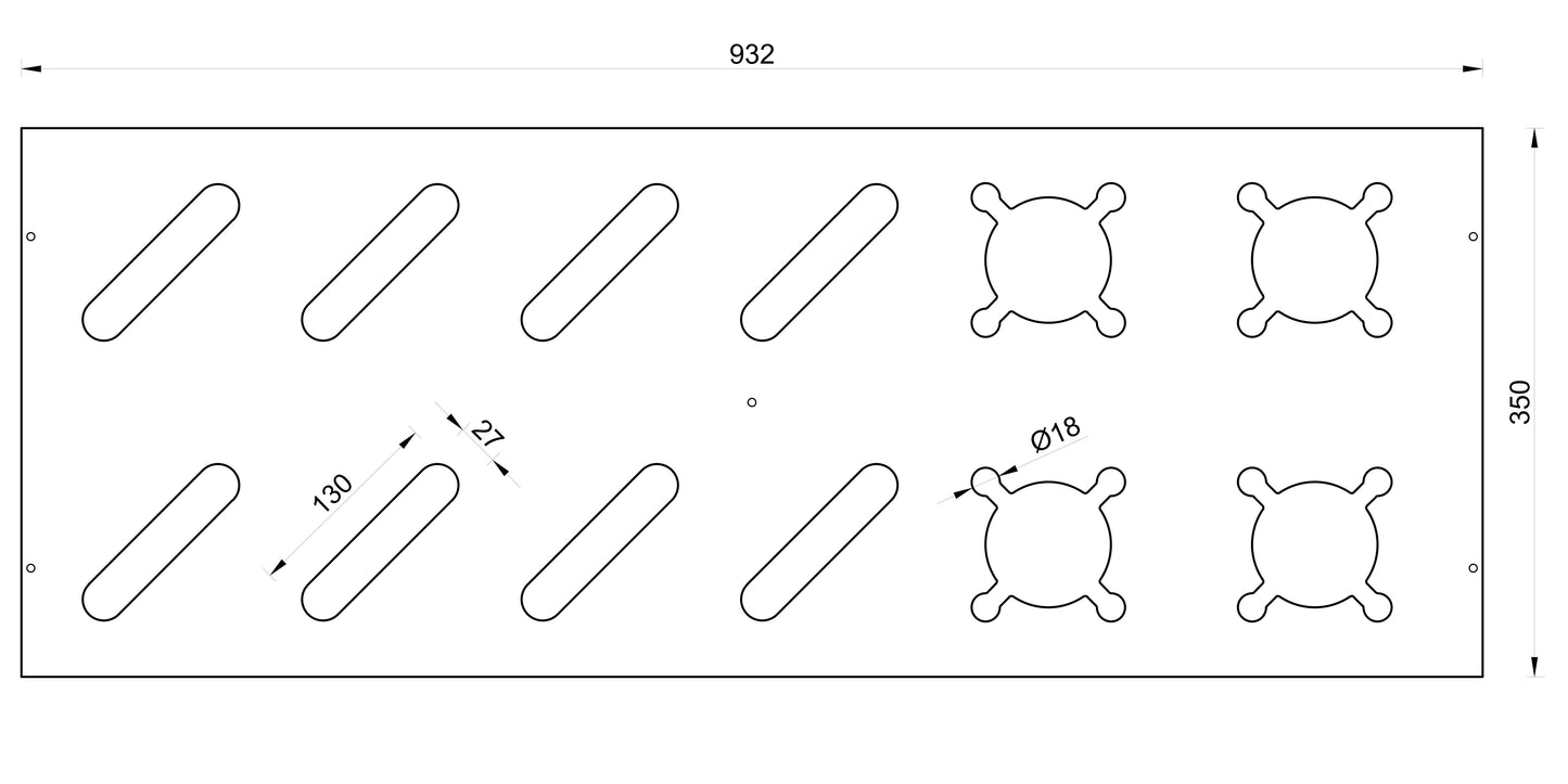 Kombinierter Skiständer für Ski und Stöcke