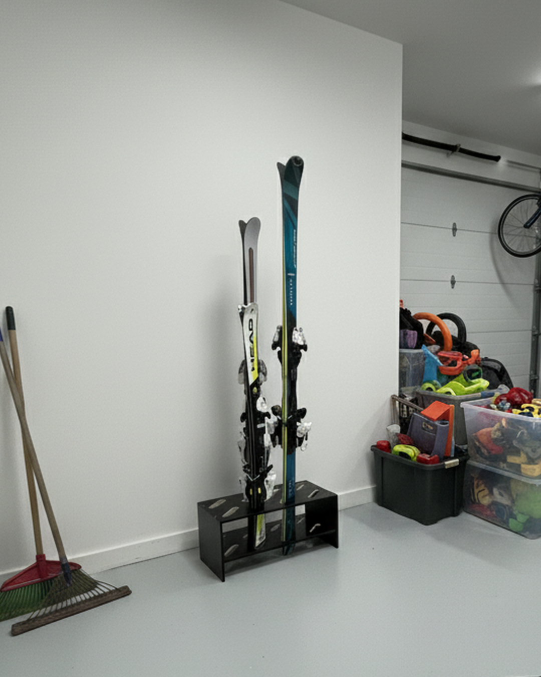 Skiständer aus Holz - 8 Paar, 61 x 33 cm