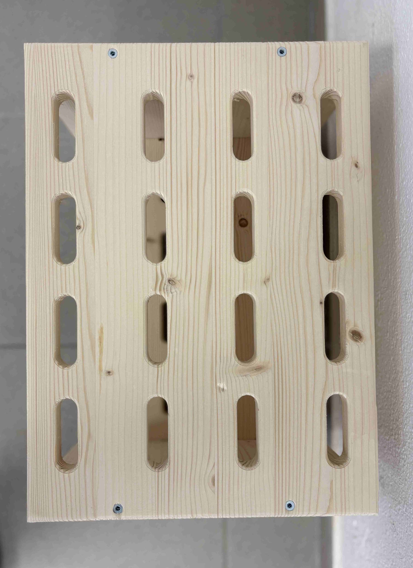 Skiständer für 8 Paar Langlaufski - Naturfarbe