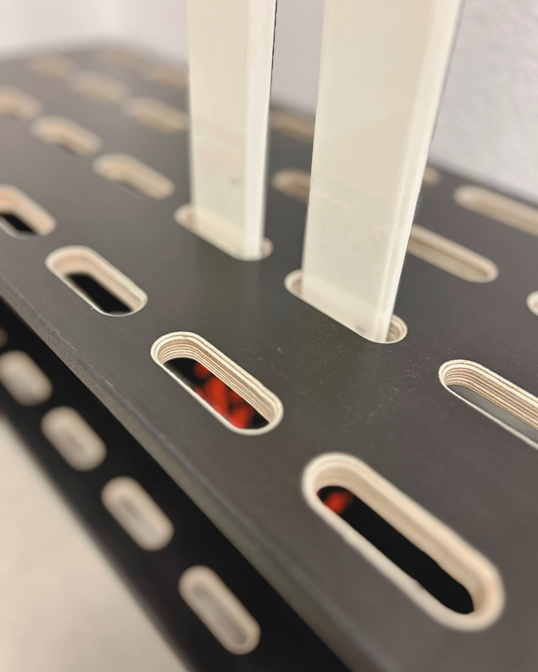 Skiständer für 14 Paar Langlaufski