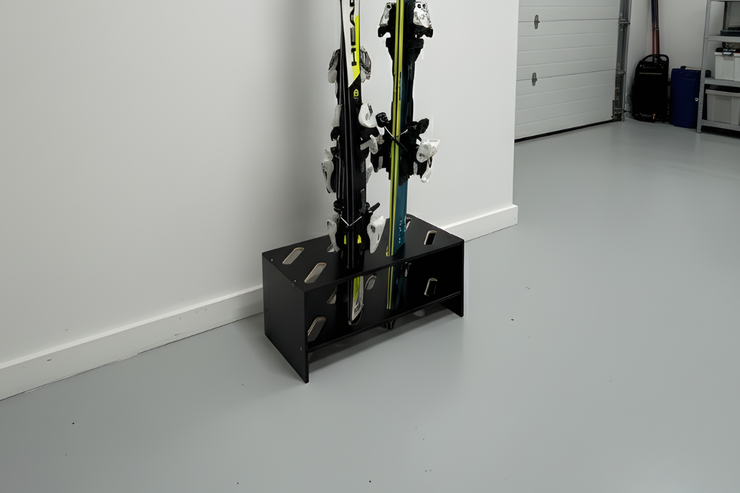 Skiständer aus Holz - 8 Paar, 61 x 33 cm